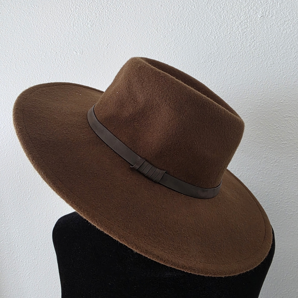 Universal Thread Brown Wool  Fedora Hat